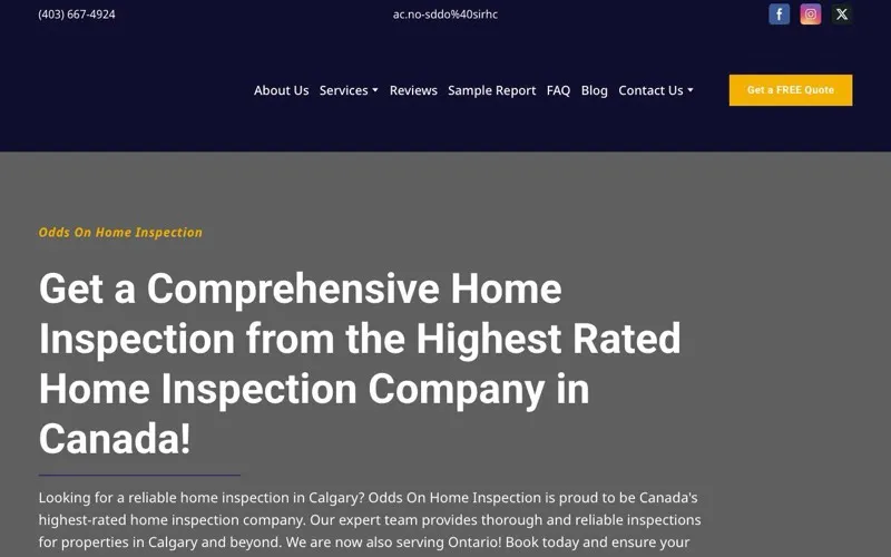 Odds On Home Inspection