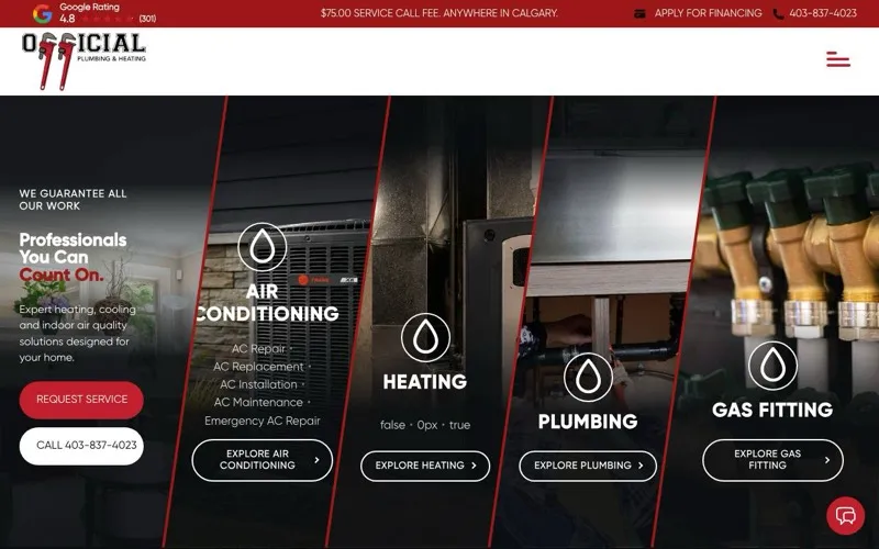 OFFICIAL PLUMBING & HEATING