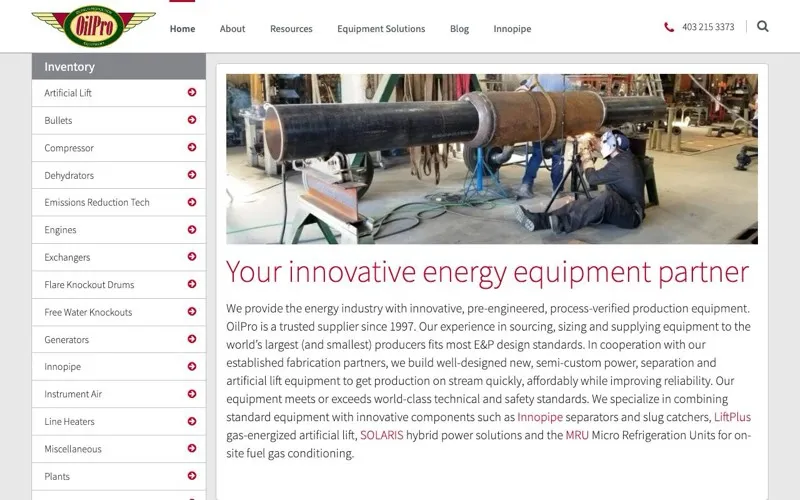 OilPro Oilfield Production Equipment Ltd.