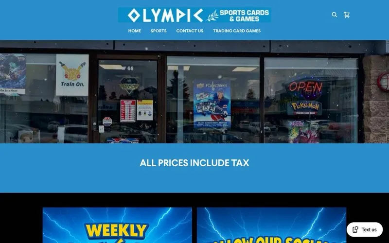 Olympic Sports Cards and Games