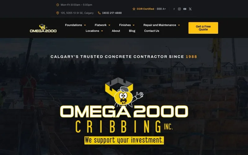 Omega 2000 Cribbing Inc.