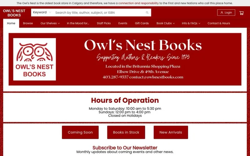 Owl's Nest Books