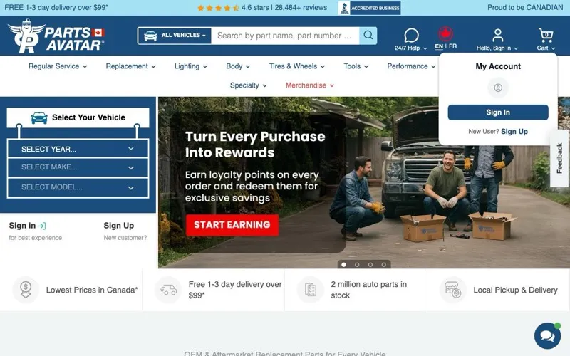 Parts Avatar - Online AutoParts