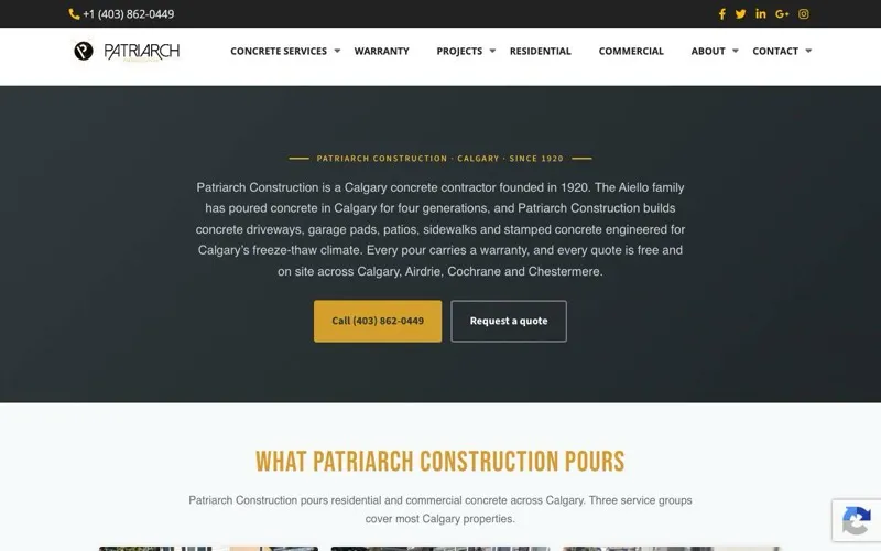 Patriarch Construction Inc.