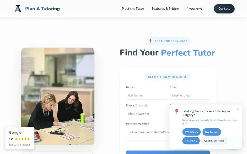 Plan A Tutoring