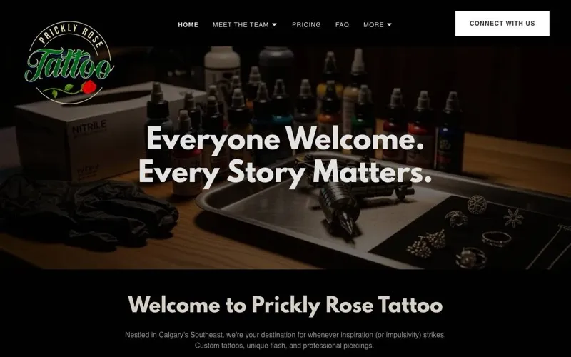 Prickly Rose Tattoo