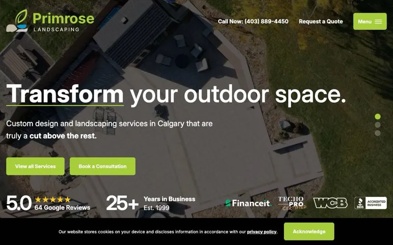 Primrose Landscaping Inc.