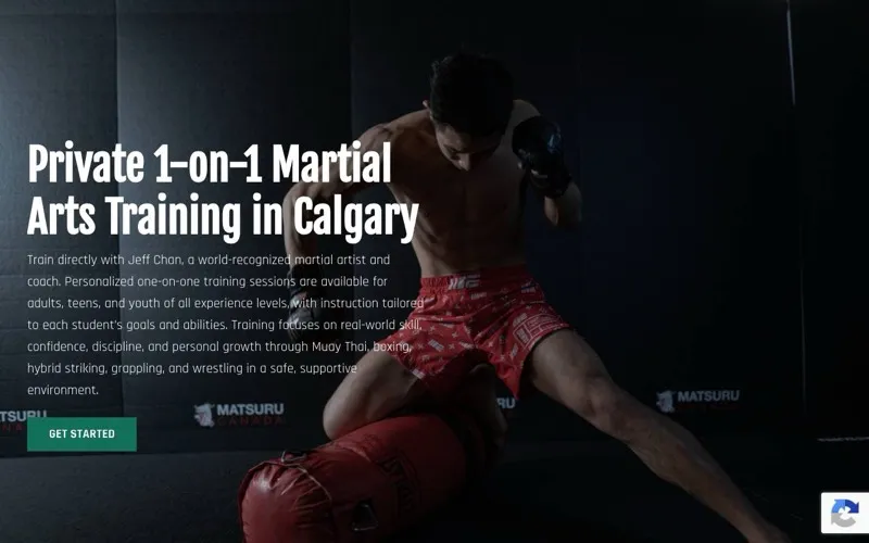 Private Martial Arts Training in NW Calgary