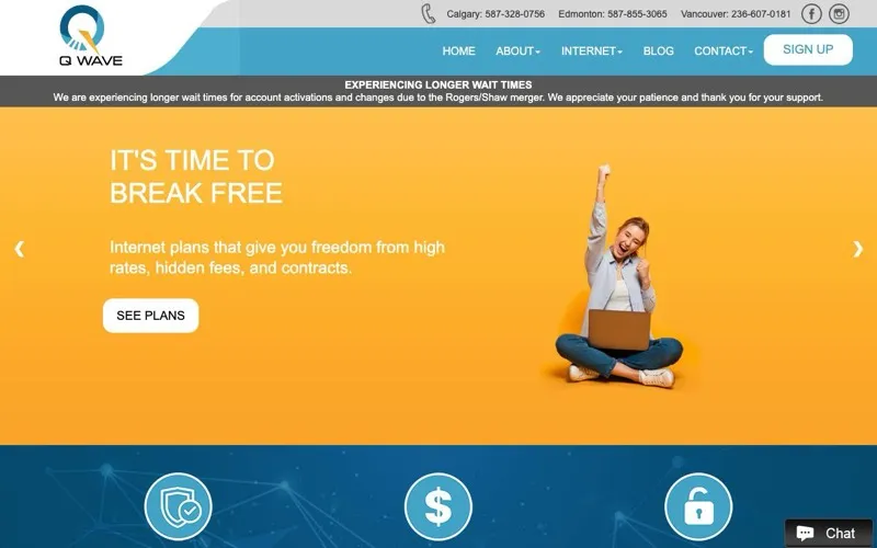 Q Wave Internet