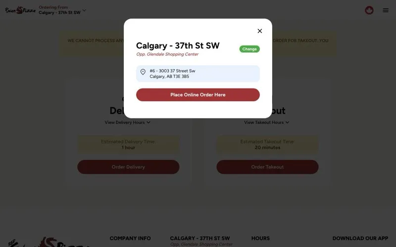 Red Swan Pizza - Calgary 37th St. SW