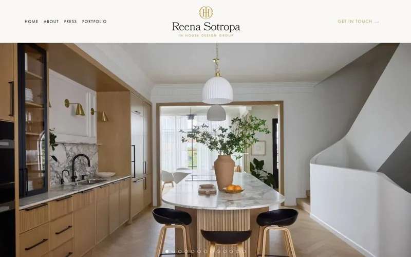Reena Sotropa In House Design Group