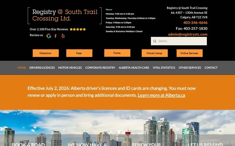 Registry @ South Trail Crossing Ltd