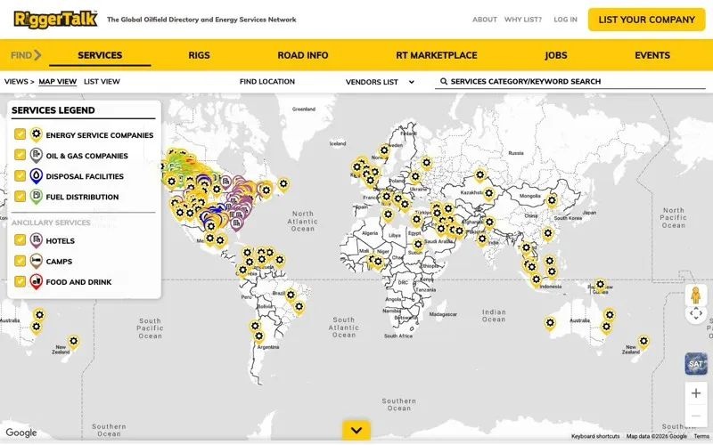 RiggerTalk Oilfield Services Directory