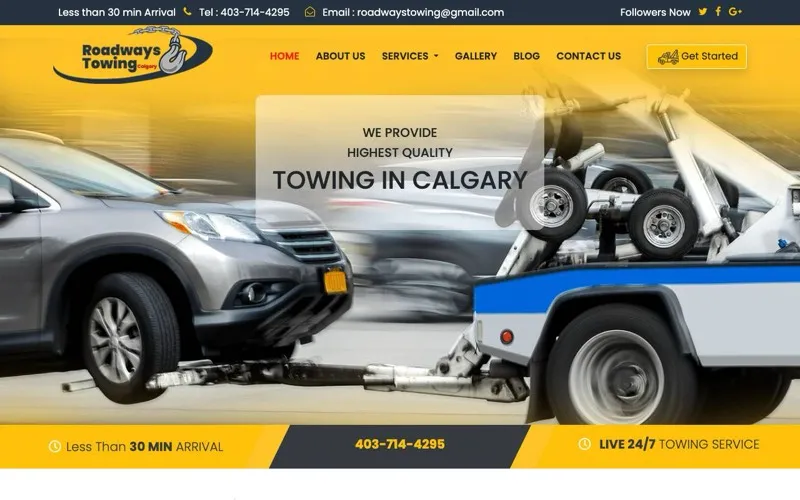 ROADWAYS TOWING CALGARY