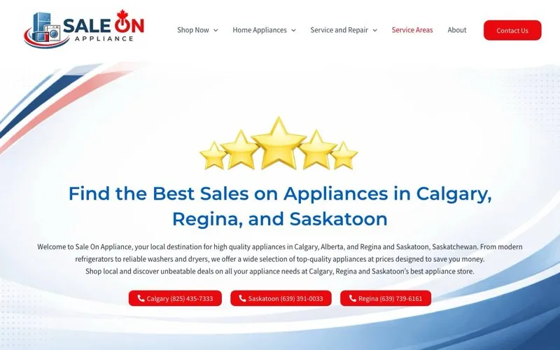 Sale On Appliance Calgary