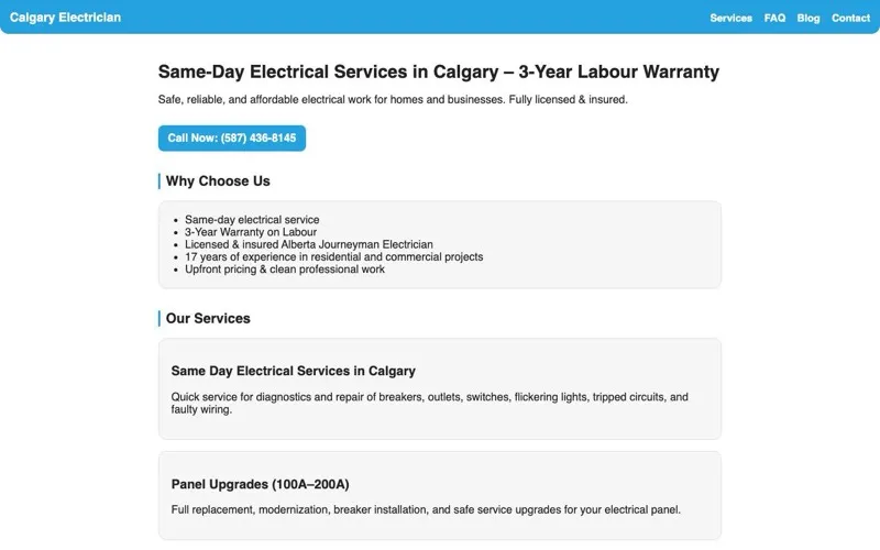 Same Day Service