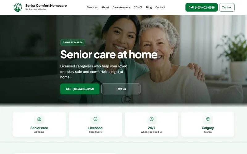 Senior Comfort Homecare