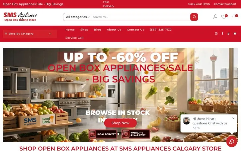 SMS Appliances - Calgary North
