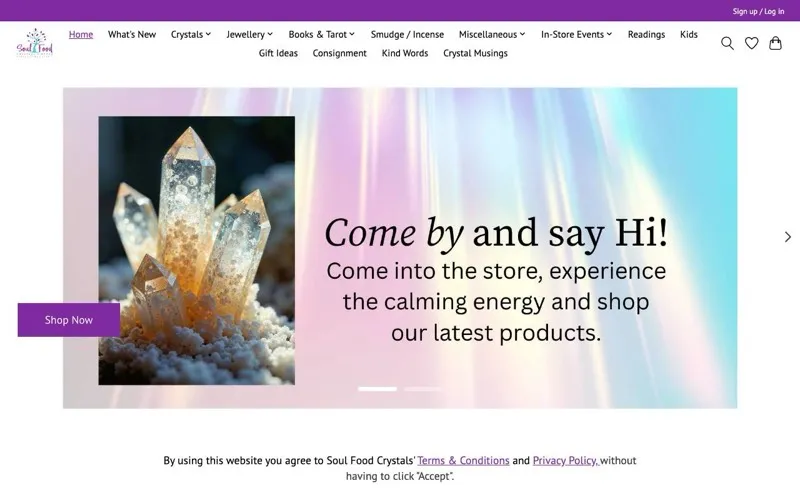 Soul Food Crystals and Books