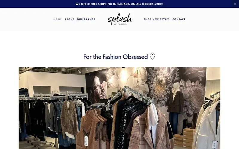 Splash Of Fashion