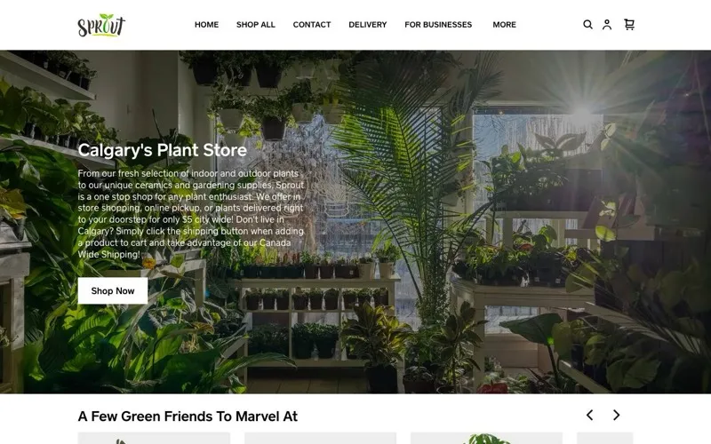 Sprout Calgary Plant Store