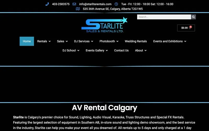 Starlite Sales & Rentals Ltd.