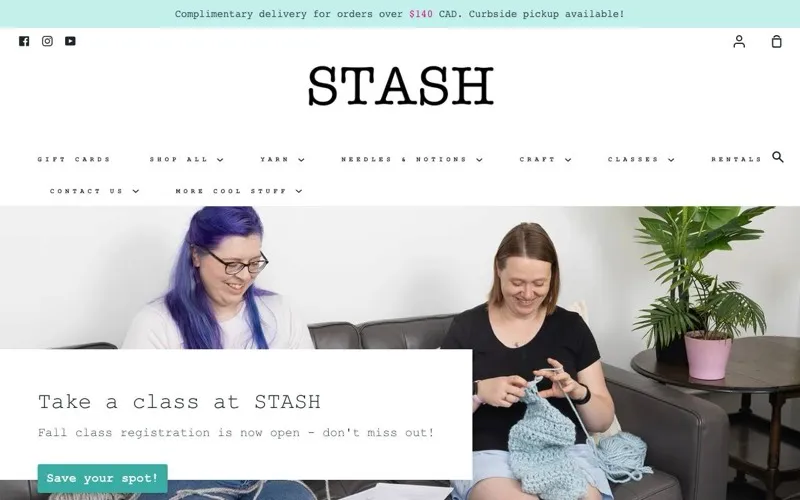STASH Needle Art Lounge
