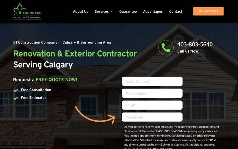 Sterling Pro Construction And Development Ltd