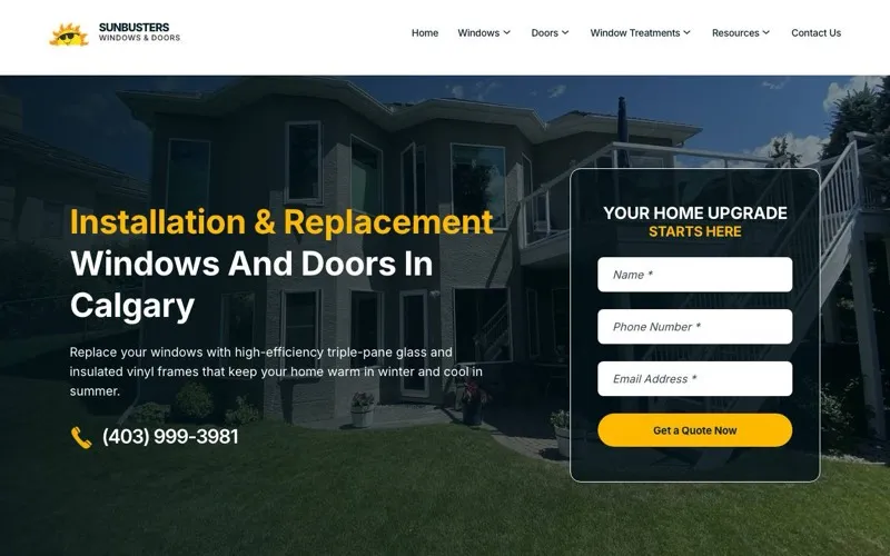Sunbusters Window Replacements Doors & Blinds