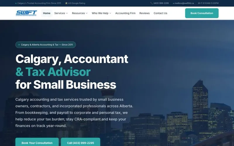 Swift Accounting and Business Solutions Ltd.