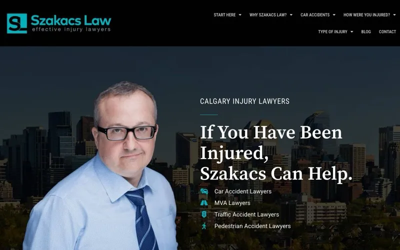Szakacs Law Injury Lawyers Calgary