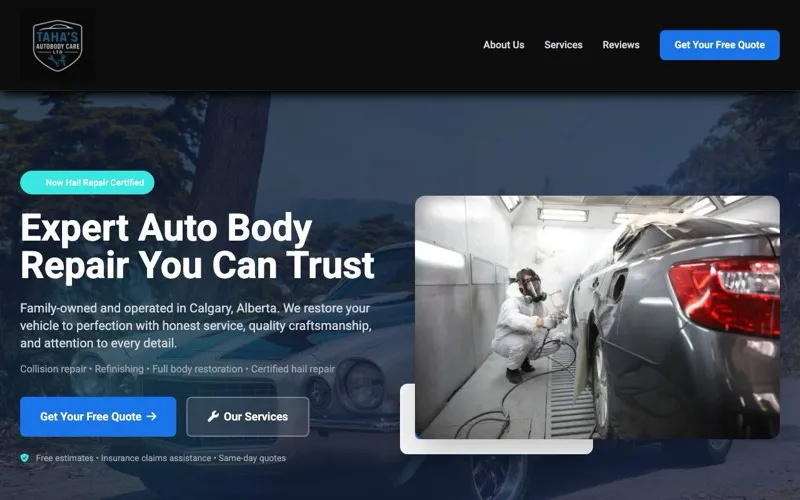 Taha's Auto Body Care Ltd