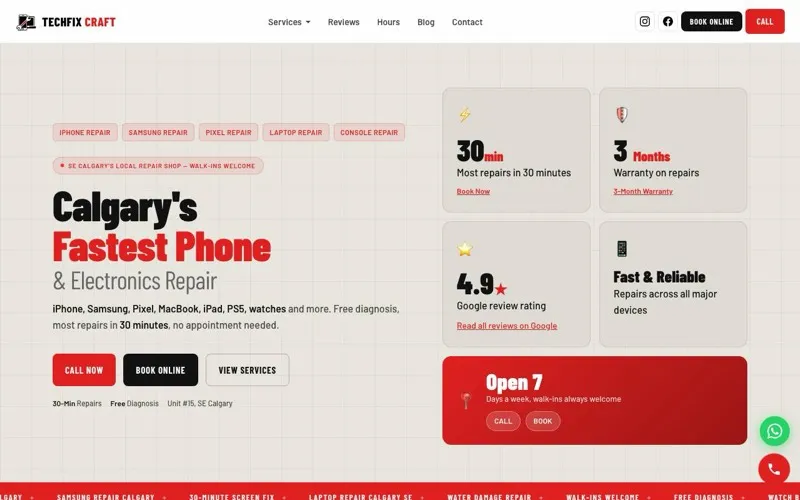 TechFix Craft Electronics Repair