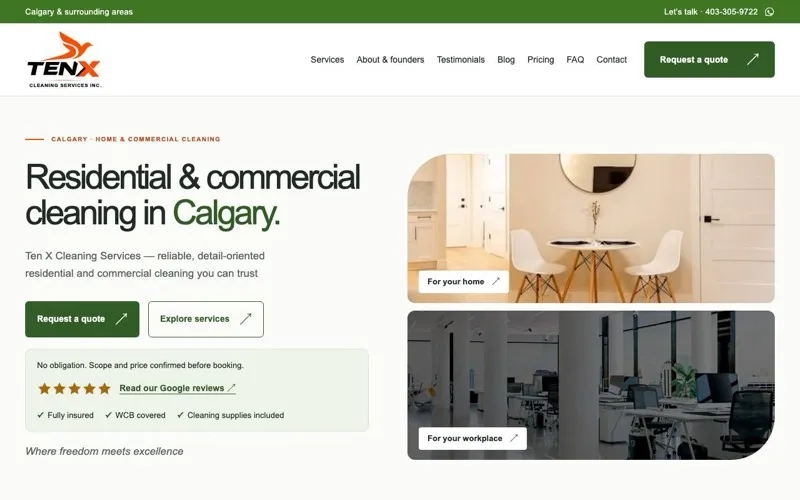 Ten X Cleaning Services Inc.