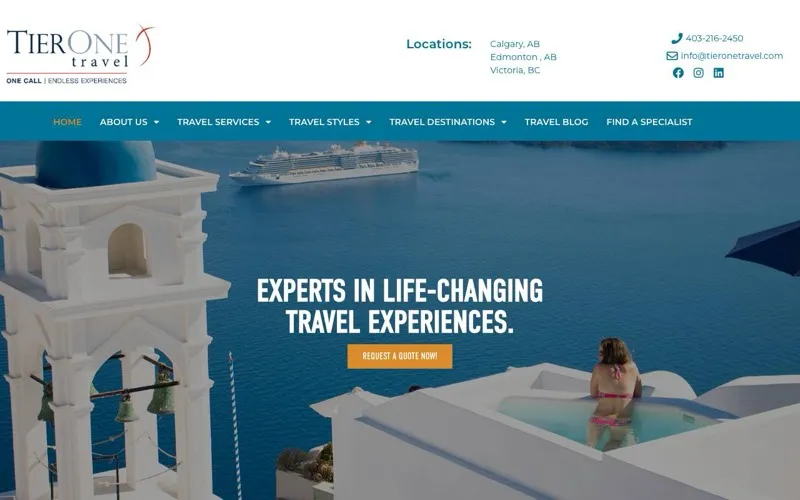 TierOne Travel Calgary