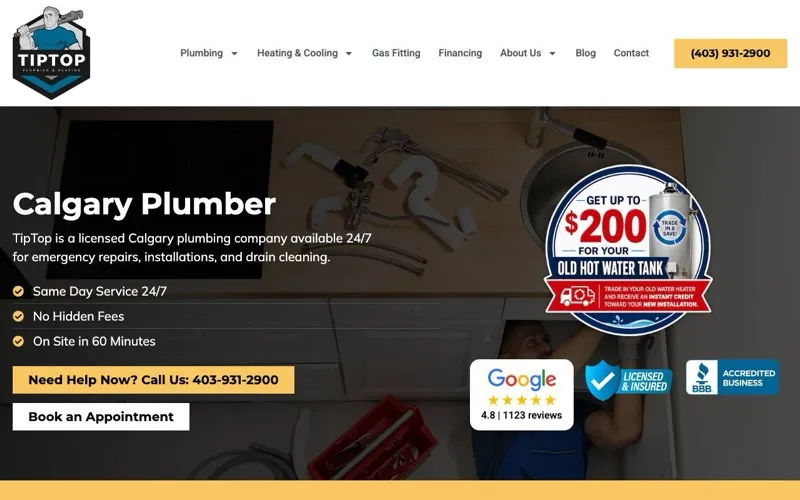 TipTop Plumbing & Heating