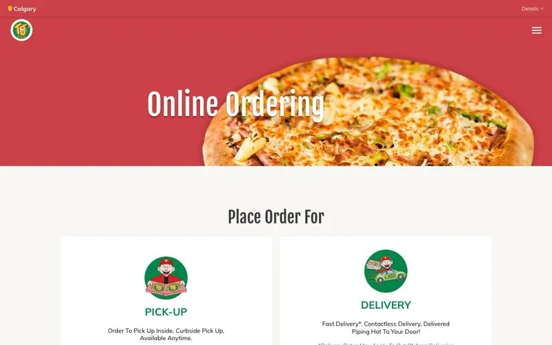 TJ's Pizza Calgary Centre St NW