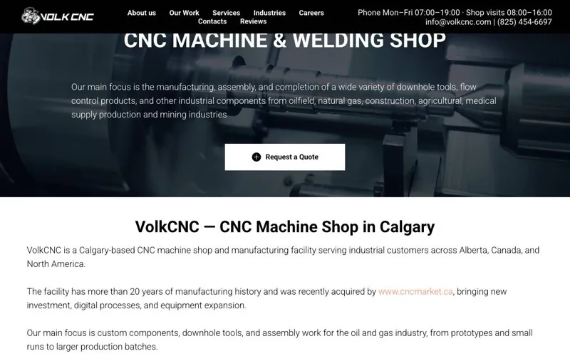 VolkCNC Machine Shop