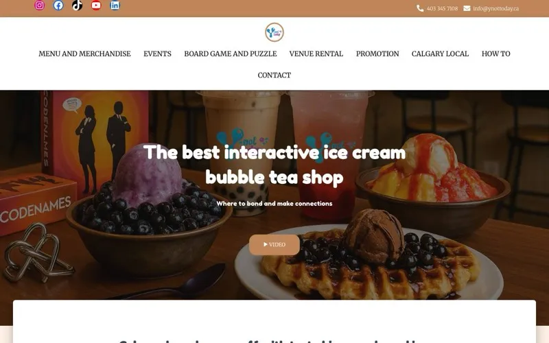 Y Not Today Bingsu & Bubble tea. Board game and Dessert cafe