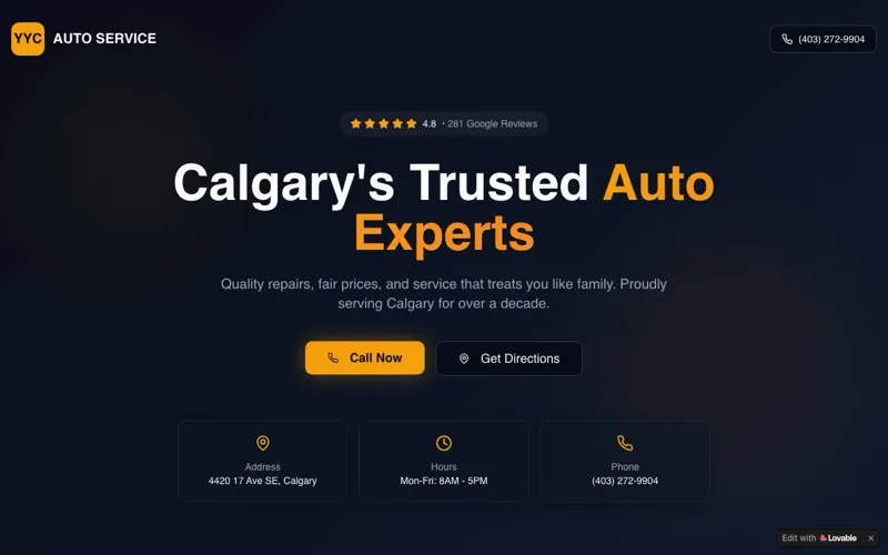 YYC Auto Service